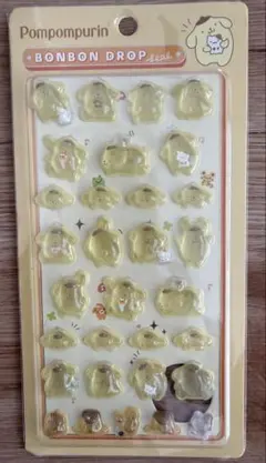 【新品】ボンボンドロップシール　ポムポムプリン　サンリオぷくぷくシール　シール帳