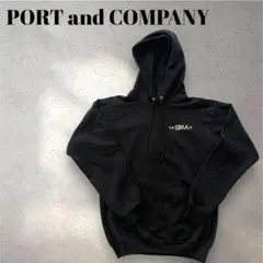 PORT and COMPANY ブラックパーカー 14-SBRA-2 裏起毛