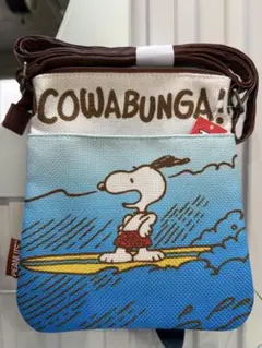 スヌーピー サーフィン柄 ショルダーバッグ スマホショルダー 新品未使用