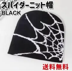 スパイダーウェブ ニット帽 y2k ビーニー 蜘蛛の巣 グランジ