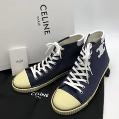 【美品】CELINE セリーヌ ハイカット スニーカー トリオンフ キャンバスのサムネイル