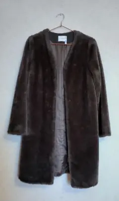 ブラウン ファーコート