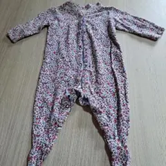 next baby 花柄 ロンパース
