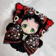 あんスタ新衣装ぬい服⭐黒×赤ねこさん⭐着ぐるみ１６cm