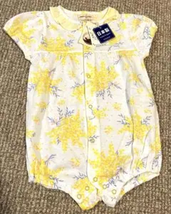 【新品】SENSE OF WONDER 花柄ロンパース 80