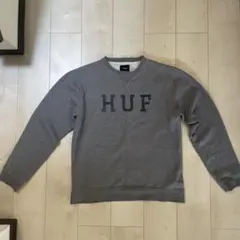 HUF クルーネック スウェット グレーのサムネイル