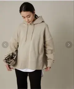 ADAM ET ROPE アダムエロペ 裏起毛裏毛プルパーカー