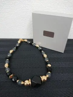 FF　エイボン　Avon ヴィンテージ ネックレス　ブラック　ゴールド