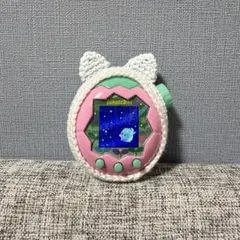 たまごっちパラダイス 手編みカバー ねこ