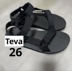 【Teva】メンズスポーツサンダル ブラック 26のサムネイル