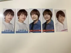 中間淳太　デタカ　厚紙　メセカ　ジャニーズWEST 5枚