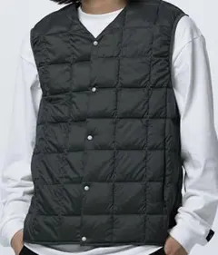 【TAION(タイオン)】ベーシック Vネックボタン インナーダウンベスト