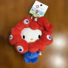 サンリオ ハローキティ ミャクミャクなりきりぬいぐるみカラビナBC