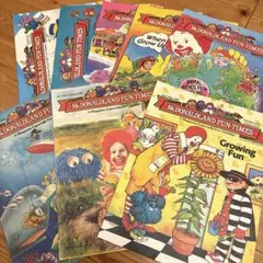 80s マクドナルドランド　マガジン　グリマス　バーディー　8枚セット　アメトイのサムネイル