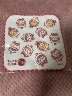 【匿名発送】ちいかわもぐもぐ本舗　ガーゼハンドタオル（犬張り子）