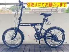 最終価格HUMMER 電動アシスト自転車 ブラック 前カゴ付き　モーター不良 最終価格HUMMER 電動アシスト自転車 ブラック 前カゴ付き モーター不良