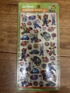 ボンボンドロップシール　ズートピア ディズニー