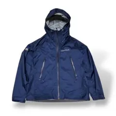 良品　モンベル　ストームクルーザージャケット　ゴアテックス　ネイビー　アウトドア