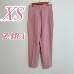 ZARA ピンク XS カジュアルパンツ　テーパードパンツ　カラーパンツのサムネイル