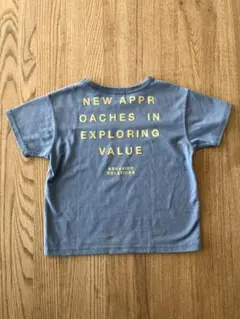 F.O.KIDS バックプリント Tシャツ ブルー