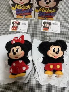 POPMART ディズニー ミッキーファミリー ぬいぐるみ　ミッキー　ミニー