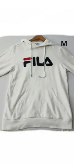 FILA ホワイト パーカー Mサイズのサムネイル