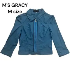 M’S GRACY エムズグレイシー ジップアップジャケット フラワーチャームのサムネイル
