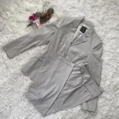 field dream グレーパンツスーツ 上下セット(M) オフィス