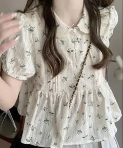 SHEIN 花柄 半袖シャツ