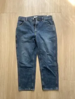 UNIQLOワイドフィットテーパードジーンズ 34インチ メンズ