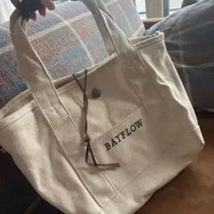 BAYFLOW ベージュ トートバッグ