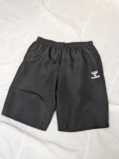 新品未使用品 ヒュンメル O(XL)サイズ ハーフパンツ 黒/ブラック 吸汗速乾のサムネイル