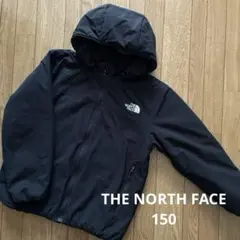 THE NORTH FACE 黒 フード付きジャケット　中わた入り 150㎝
