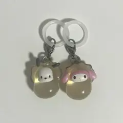 サンリオ　めじるしアクセサリー　牡蠣　マイメロディ　ポチャッコ