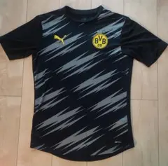 ボルシアドルトムント トレーニングシャツ Sサイズ(US) ブラック/グレー