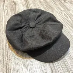 黒色　キャスケット キャップ