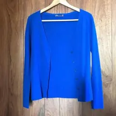 ロイヤルブルー カーディガン
