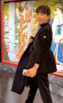 BORDERS at BALCONY ブラック ペプラムキルティング ベスト