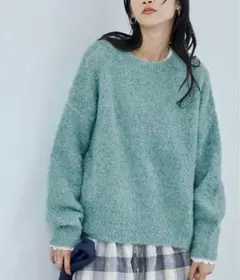 coen ブークレボートネックニット