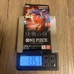 13.73g】ワンピースカード 決戦の刻 OP-16 未開封パック - メルカリ