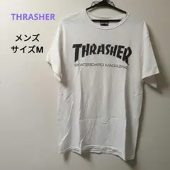 THRASHER/スケートボードマガジン Tシャツ M ホワイト
