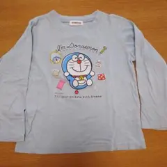 I'm Doraemon 長袖Tシャツ ライトブルー