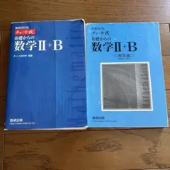 解答付き　青チャート　増補改訂版 チャート式 基礎からの数学II+B 数研出版