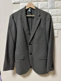UNIQLO 感動ジャケット グレー M スリムフィット 311-407638