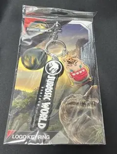 ジュラシックワールド 復活の大地 アクイロプス ロゴキーホルダー