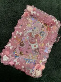 ひみつのアイプリ　バレンタインレターピンク　カードケース付き