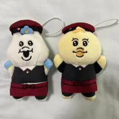 んぽちゃむ　きみまろ　スシロー　コラボ　ぬいぐるみ　マスコット　2体セット