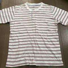 Eddie Bauer Sサイズ ストライプTシャツ