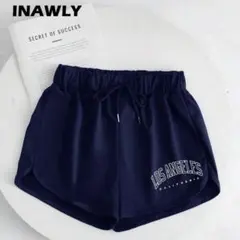 ネイビー ショートパンツ スウェット