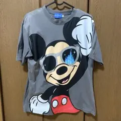 【襟元ヨレあり】東京ディズニーリゾート ミッキー サングラス Tシャツ Mサイズ